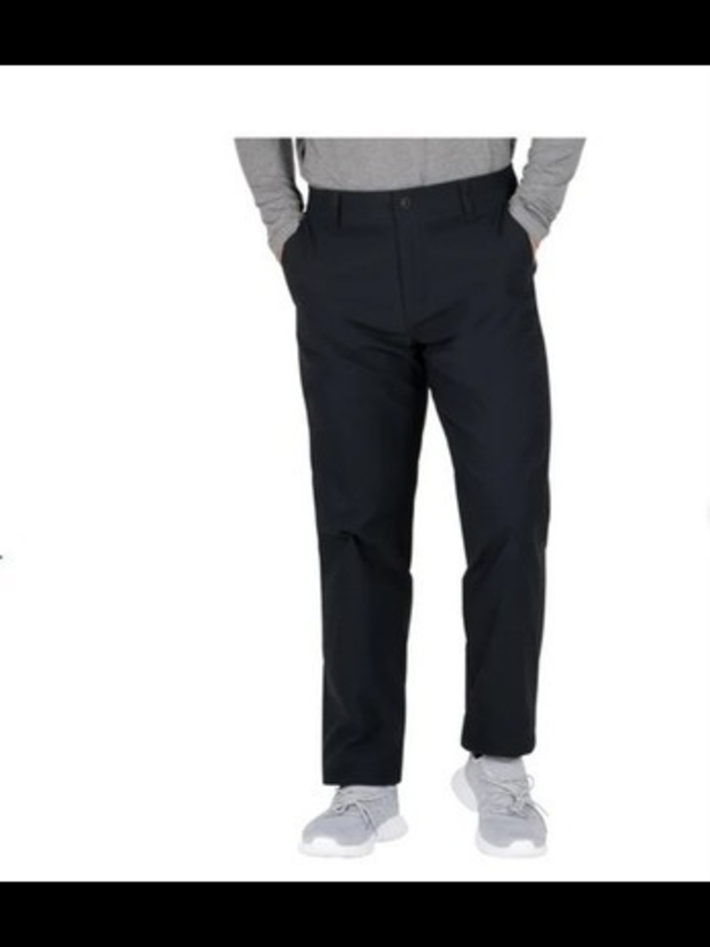 Gerry Weber Men's Black Straight Chinos